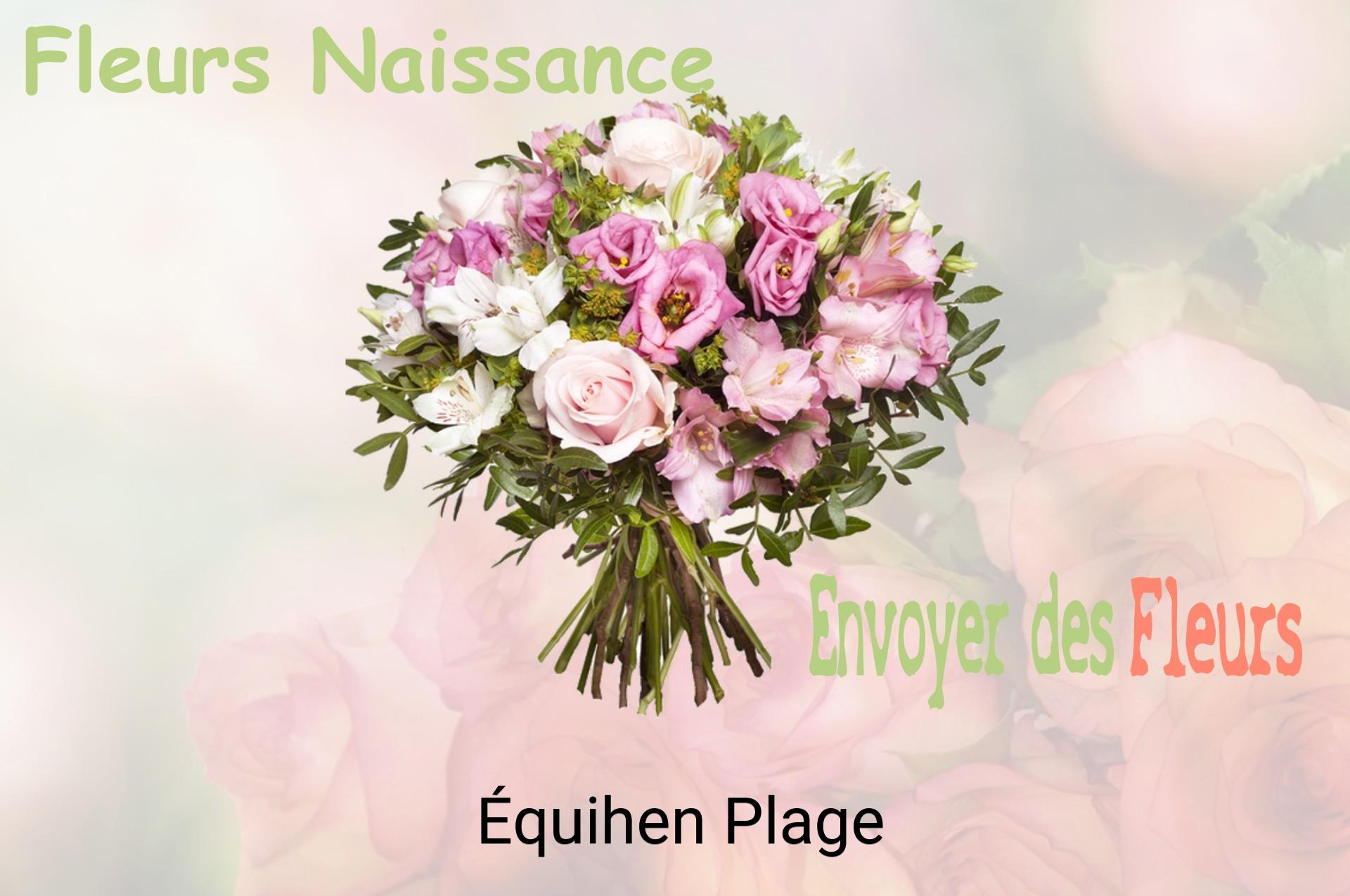 Bouquet de fleurs de naissance livré à Équihen-Plage